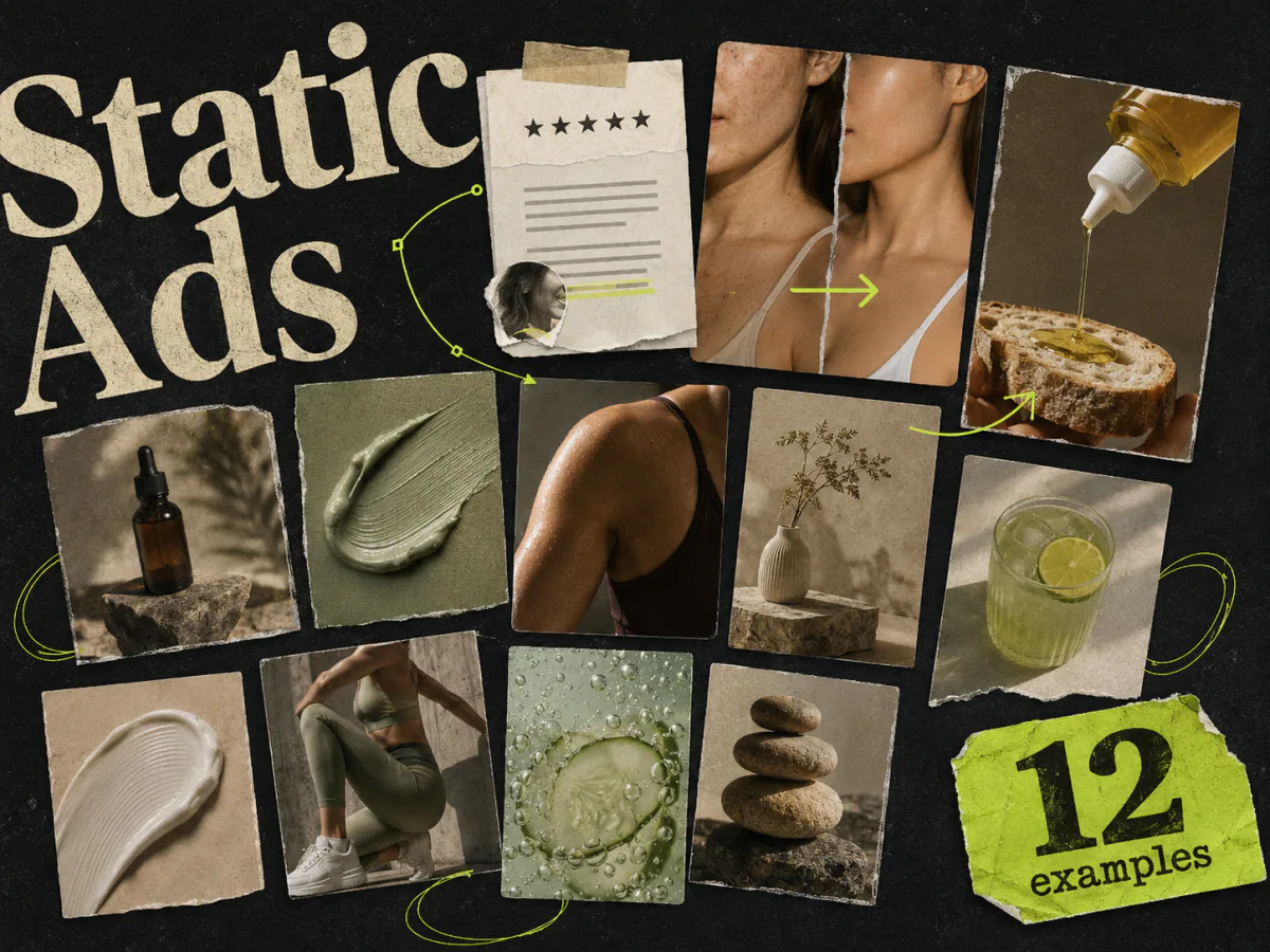 12 Facebook static ad examples and what to test from each